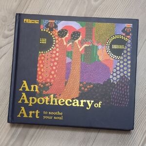 An Apothecary Of Art To Soothe Your Soul Hardback Black and Gold Art Book